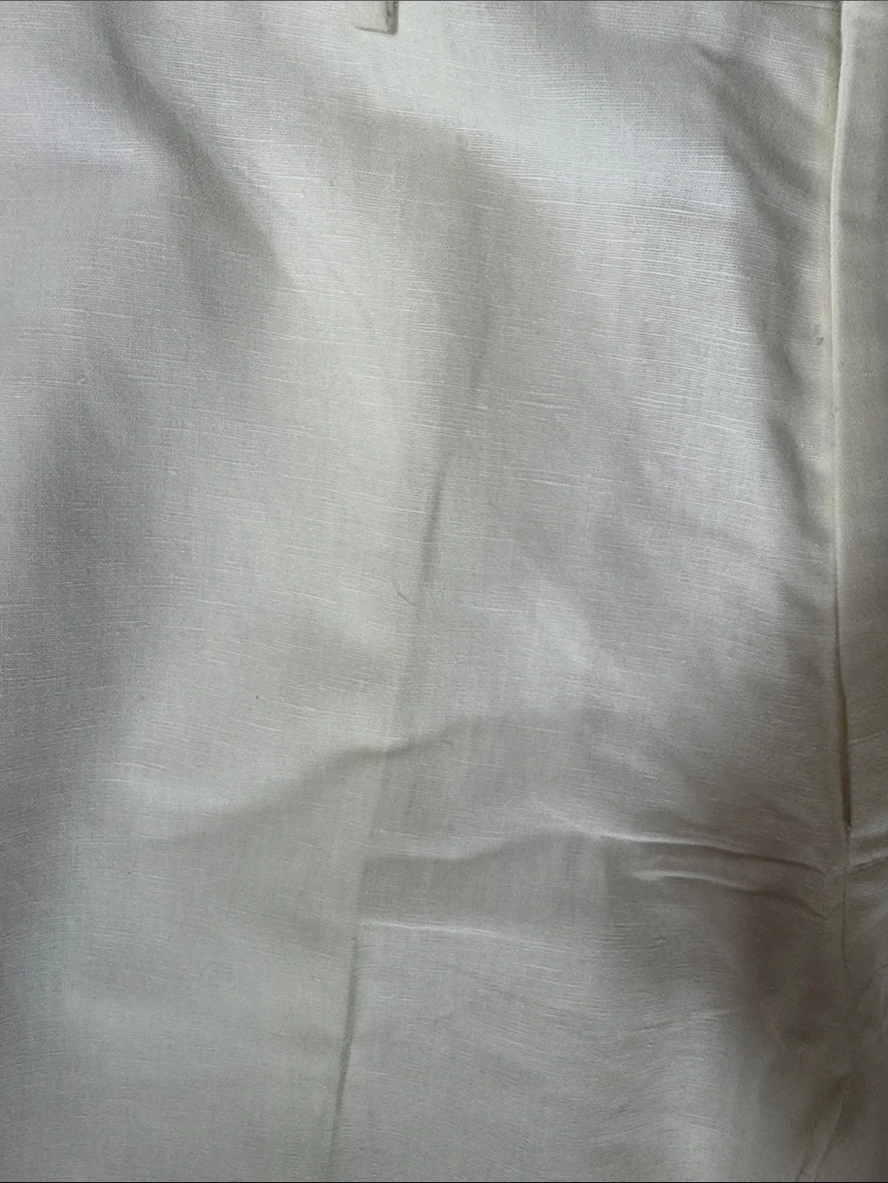 Axist Men's White Linen-Blend Casual Pants men’s 36x30